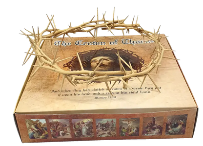 Jerusalem authentic handmade crown of thorns from the holy land 7.5 inch