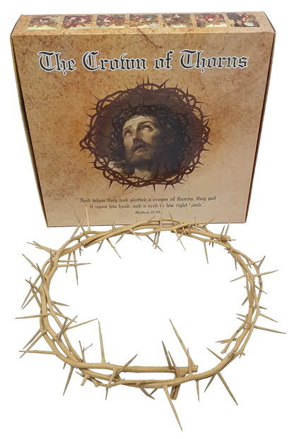 Jerusalem authentic handmade crown of thorns from the holy land 7.5 inch