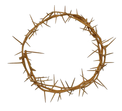 Jerusalem authentic handmade crown of thorns from the holy land 7.5 inch