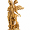 Large Olive Wood St. Michael Archangel Statue, Bethlehem 18.5 Inch