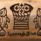 Loaves and Fishes Olive Wood Magnet  from Bethlehem