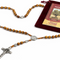 Olive Wood Rosary with Metal Crucifix & Medals | Classic Prayer Rosary