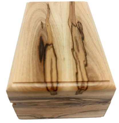 Medium olive wood rectangular keepsake box – handcrafted in bethlehem 3 engraved designs including blank 4.3 x 2.75 2
