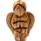 Mini Olive Wood Praying Angel Hand Carved in Bethlehem 2.8 Inch