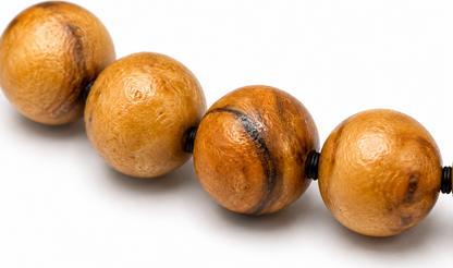 Olive Wood Bracelet Grain Macro