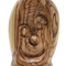 Olive Wood Holy Family Abstract Design Sculpture from Jerusalem