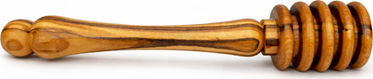 Handmade olive wood honey dipper from Bethlehem use case from Bethlehem Holy Land
