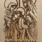 Olive Wood Magnet – Holy Family: Mary, Joseph, and Baby Jesus – Bethlehem Olive Wood
