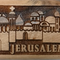 Olive Wood Magnet – Jerusalem Church Design – Bethlehem Olive Wood