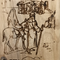 Olive Wood Magnet – Journey to Bethlehem Scene