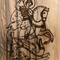 Olive Wood Magnet – Saint George – Bethlehem Olive Wood