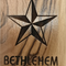 Olive Wood Magnet – Star of Bethlehem – Bethlehem Olive Wood