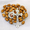 Olive Wood & Metal Rosary – Made in Bethlehem –