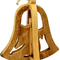 Hand Carved Olive Wood Holiday Ornaments from the Holy Land