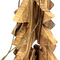 Hand Carved Olive Wood Holiday Ornament
