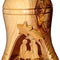 Olive Wood Unique Nativity Bell Ornament