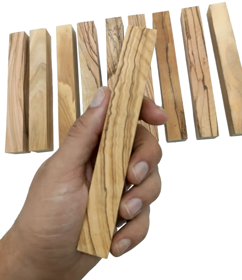Olive wood pen blank by zuluf premium crafting supplies