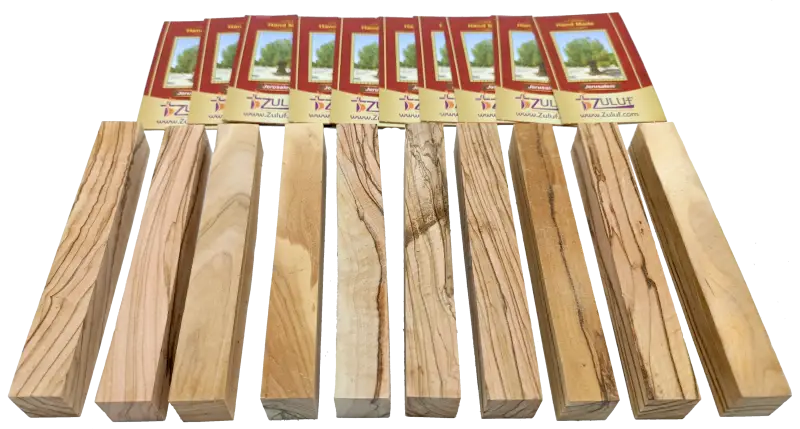 Olive wood pen blank by zuluf premium crafting supplies