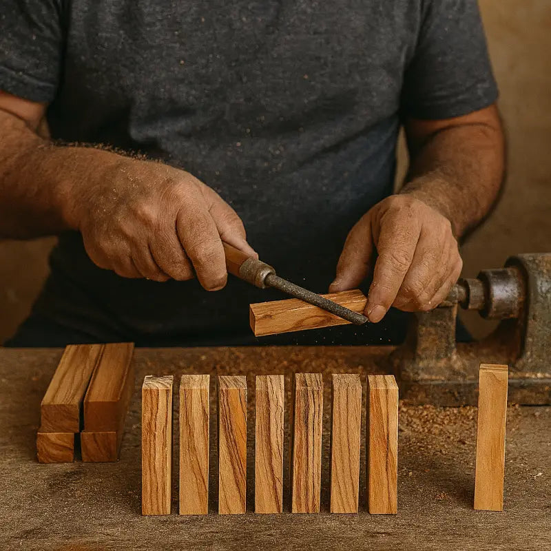 Olive wood pen blank by zuluf premium crafting supplies