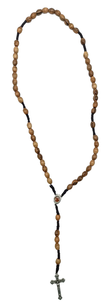 Olive wood rosary – handcrafted in bethlehem from holy land trees - 1 - rosaries