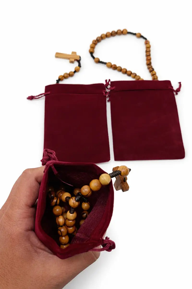 Olive wood rosary – handcrafted in bethlehem from holy land trees - rosaries