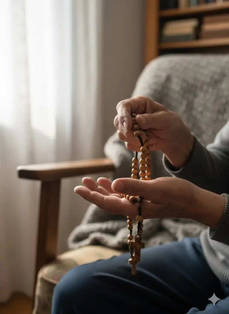 Olive wood rosary – handcrafted in bethlehem from holy land trees - rosaries