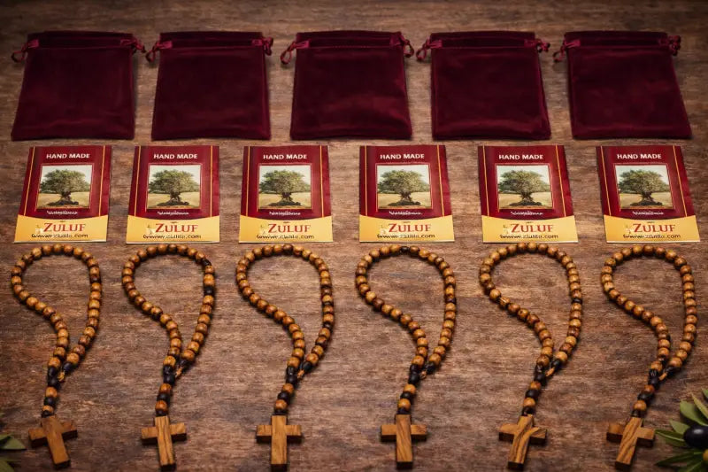 Olive wood rosary – handcrafted in bethlehem from holy land trees - rosaries