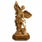 Olive Wood St. Michael Archangel Statue, Bethlehem 14.2 Inch