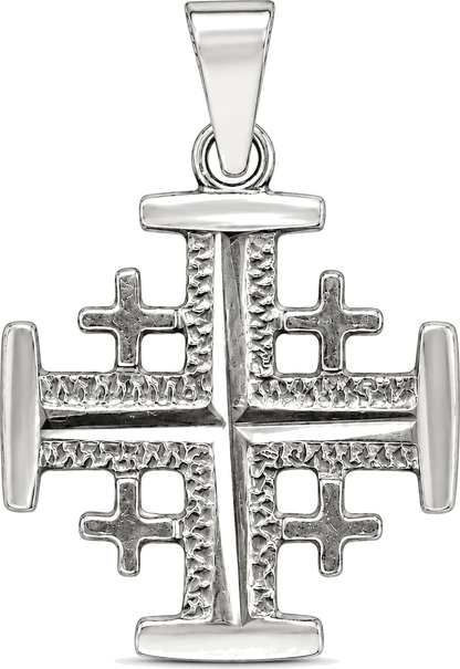 silver jerusalem cross pendant 1 bethlehem