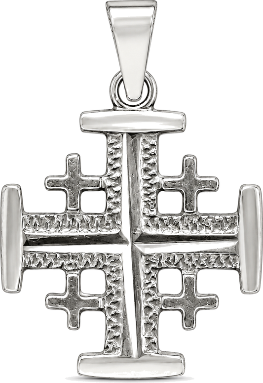 silver jerusalem cross pendant 1 bethlehem