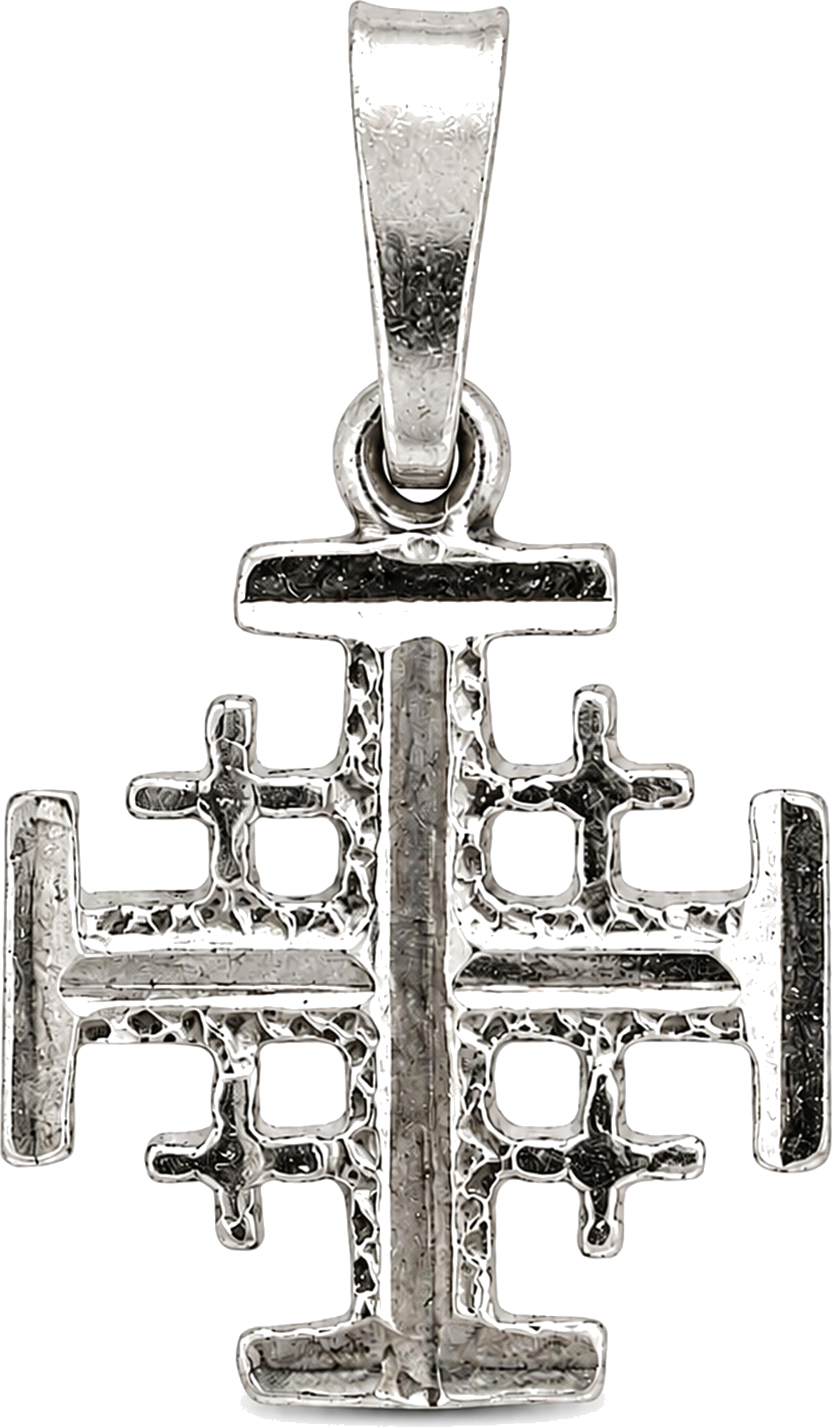 small silver jerusalem cross pendant 1 bethlehem