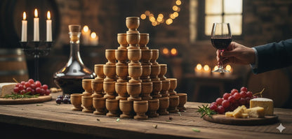 Handcrafted Olive Wood Cup from Bethlehem | Small Wooden Communion or Prayer mini Cup | Holy Land Artisan Craft | 1.57" x 1.38"
