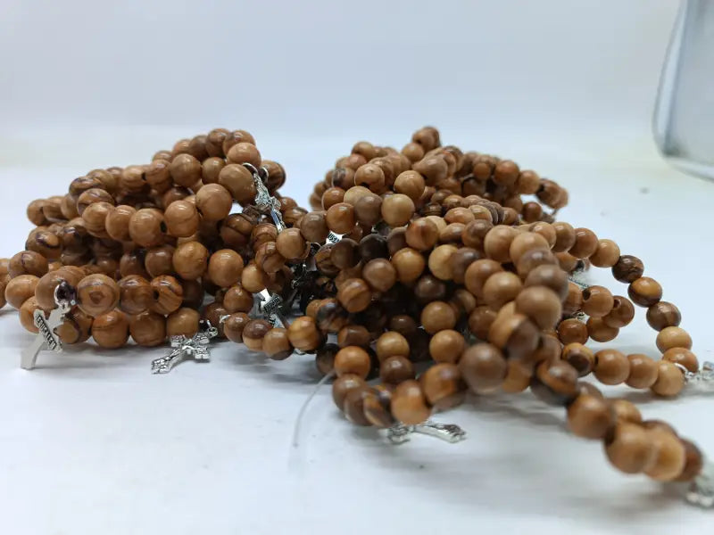 Wholesale olive wood bracelets from bethlehem – handmade in the holy land | unique natural beads | best price special