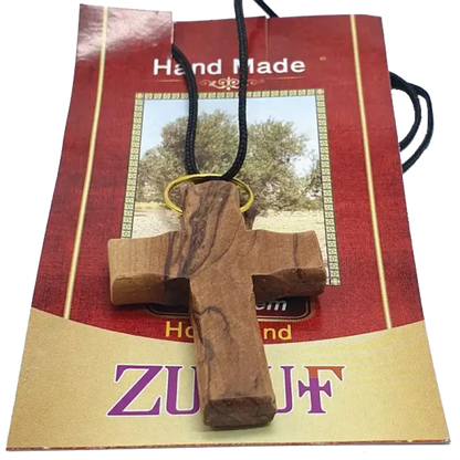 Zuluf handmade pendant cross - exquisite 1.5-inch artisan craftsmanship a stylish symbol of faith and elegance