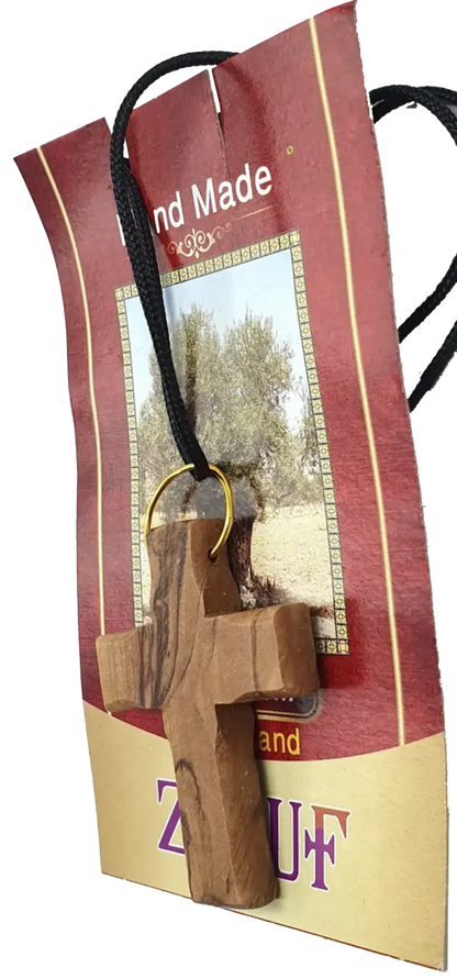 Zuluf handmade pendant cross - exquisite 1.5-inch artisan craftsmanship a stylish symbol of faith and elegance