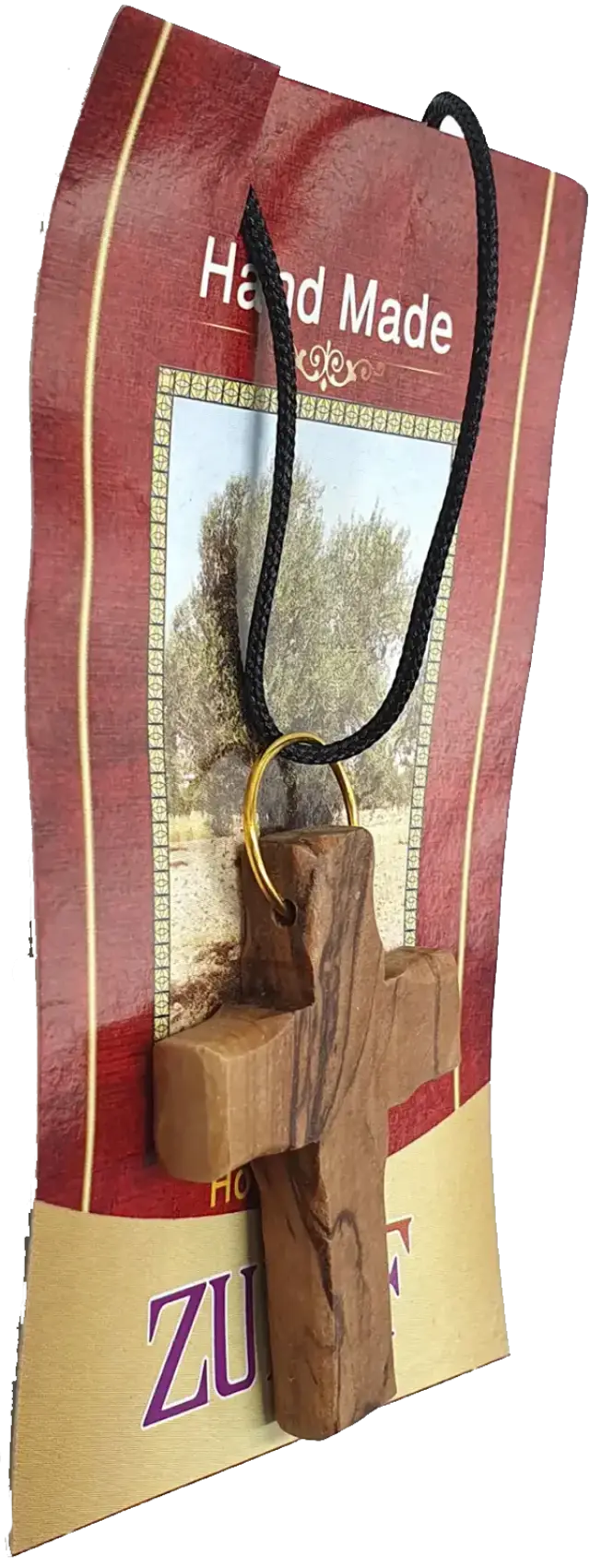 Zuluf handmade pendant cross - exquisite 1.5-inch artisan craftsmanship a stylish symbol of faith and elegance