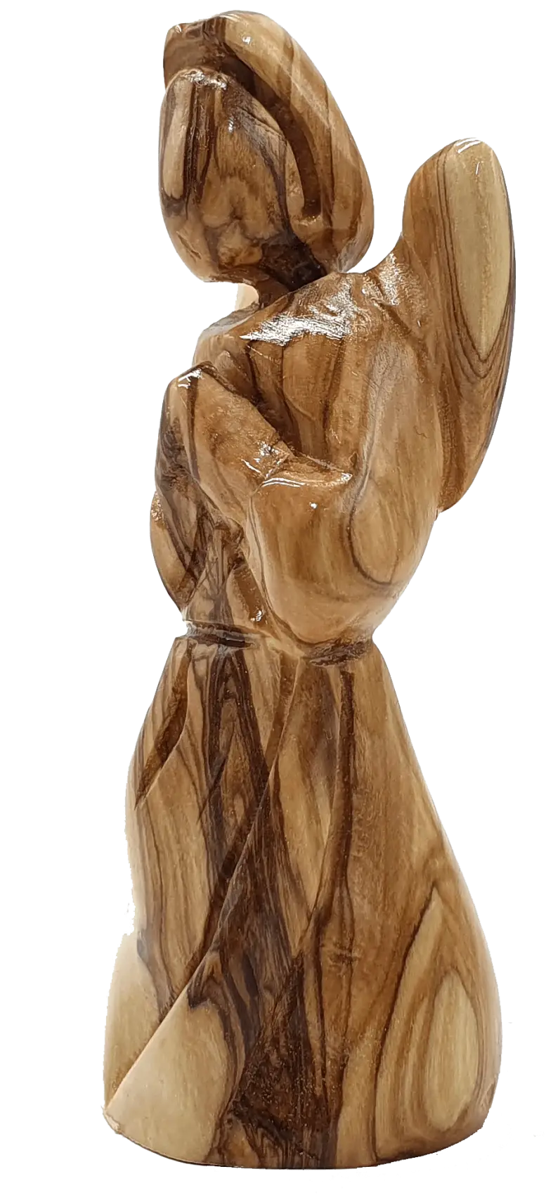 Olive Wood Angel Figurine - Praying Figure | Zuluf Olive Wood Angel Figurine - Praying Figure | Zuluf
