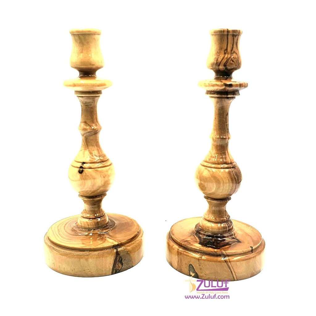 0live wood hand made two candles holders CAH009 - Zuluf