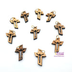 10 Olive Wood Crosses Catholic Wholesale Church Supplies Pen223 - Zuluf