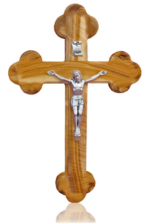 14 Stations Olive Wood Cross - Zuluf