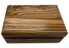 Authentic Olive Wood Keepsake Box - Perfect Baptism Gift & Rosary Holder from the Holy Land BOX032 - Zuluf