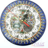 Best Christian Gift Middle size ceramic wall clock bethlehem 22cm x 22cm CER035 - Zuluf