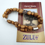 Bethlehem Olive Wood Bead Bracelet Double Christian Gift Zuluf® - BRA040 - Zuluf