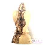 Bethlehem Olive Wood Gift Angel With Wings Made Out Of Genuine Holy Land Olive Tree ANG017 - Zuluf