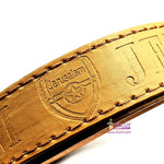 Black Belt Hand Made From Jerusalem Israel Souvenir - Jerusalem Written on it By Zuluf - Zuluf