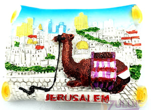 Camel Of Jerusalem Hand Made Magnets MAG097 - Zuluf