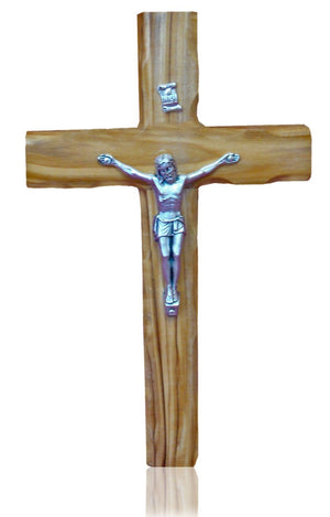 Catholic Olive Wood Cross - Zuluf