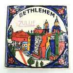Ceramic Holy Land Souvenir Gift Fridge Magnet Bethlehem 5cm / 2" - CER012 - Zuluf