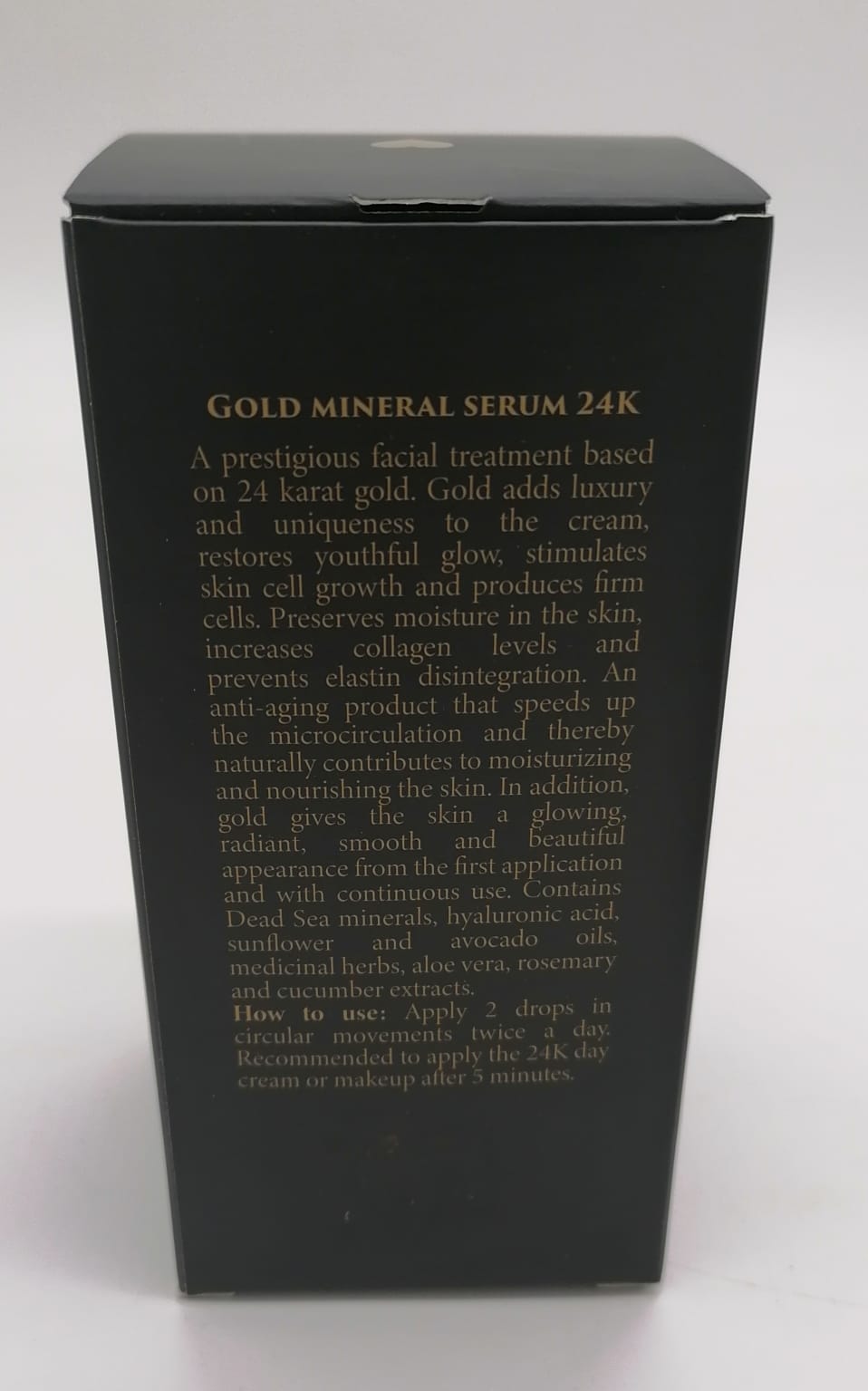 Dead Sea 24K Gold Mineral Serum DS120 - Zuluf