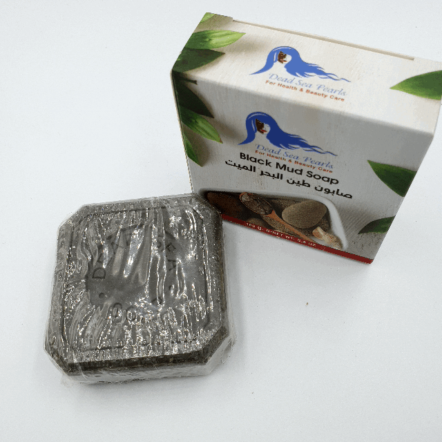Dead Sea Natural Black Mud Soap DS011 - Zuluf